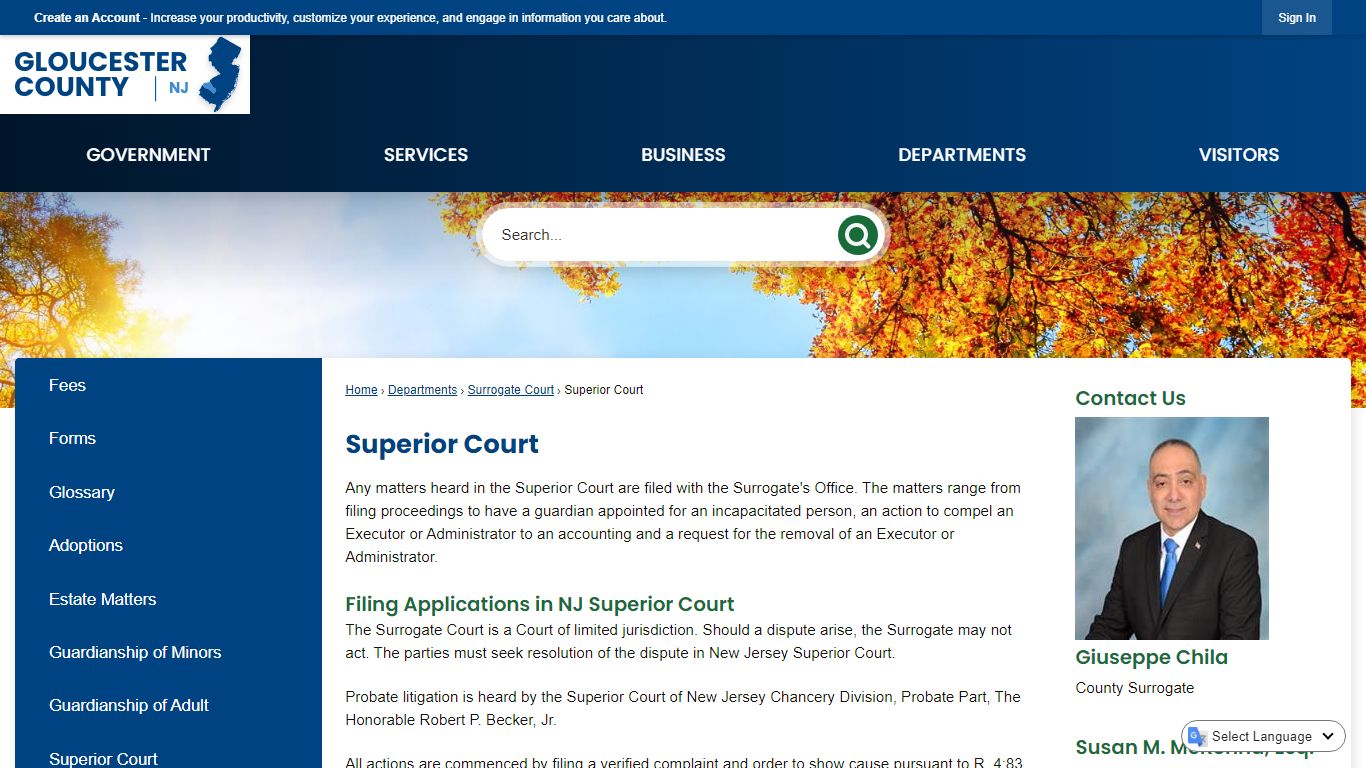 Superior Court | Gloucester County, NJ